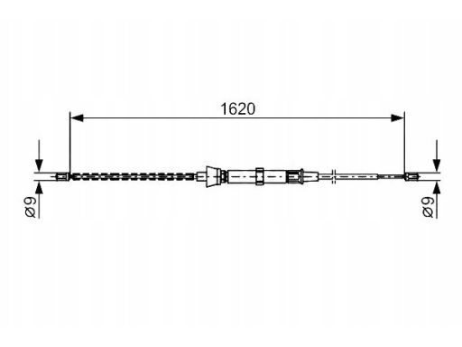 1 987 477 684 Linka Hamulca Postojowego Bosch