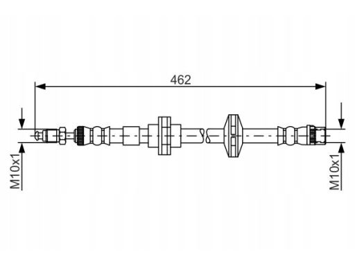 1 987 481 565 Przewód Hamulcowy Elastyczny Bosch
