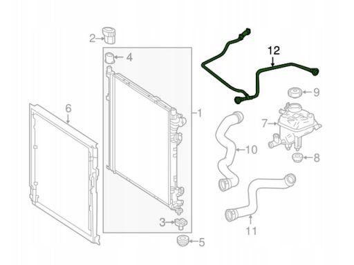 Przewód podciśnienia Mercedes W166 X166 ML NOWY A1665001091