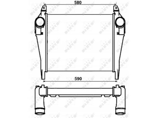 30264 Chłodnica Powietrza Doładowującego Nrf 30264 Nrf
