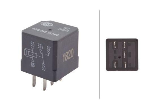 4Rd 933 332-601 Przekaźnik Prądu Pracy 4Rd933 332-601 Hella