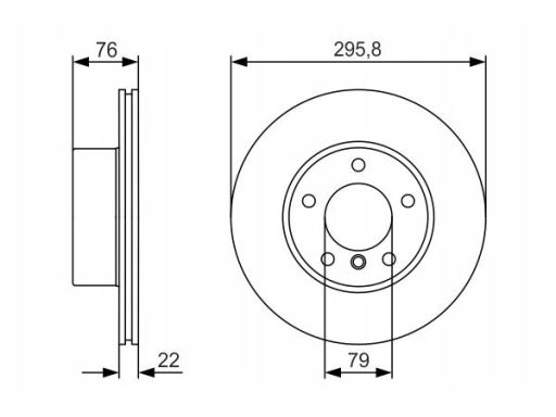 0 986 479 R72 Tarcza Hamulcowa Bosch
