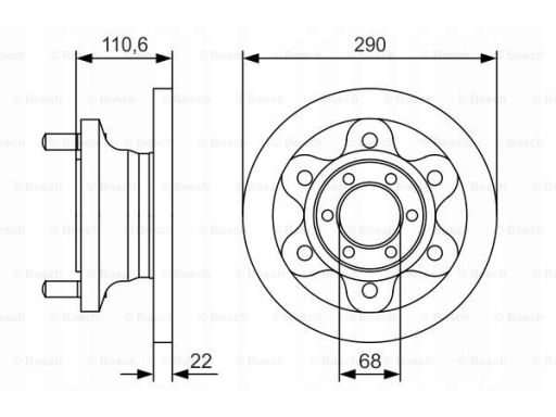 0 986 479 S95 Tarcza Hamulcowa Bosch