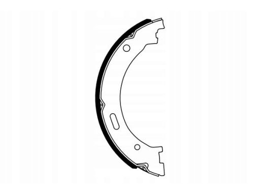 0 986 487 942 Szczęki Hamulca Postojowego Kpl. Bosch