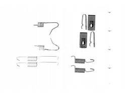 1 987 475 333 Zestaw Montażowy Szczęk Hamulca Postojow Bosch