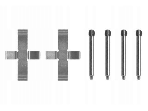 1 987 474 100 Zestaw Montażowy Klocka Hamulcowego Tył Pasuje Do: Merce