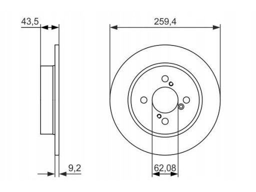 0 986 479 792 Tarcza Hamulcowa Bosch