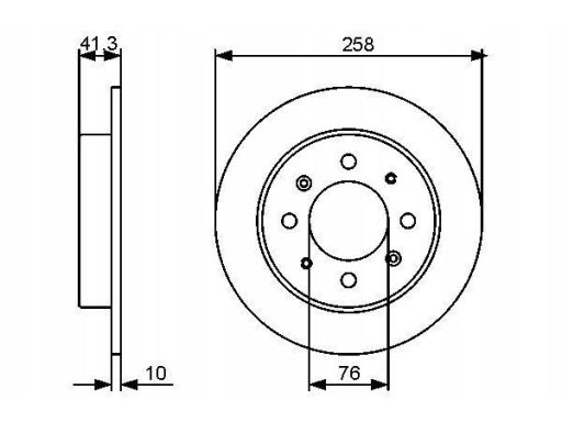 0 986 479 462 Tarcza Hamulcowa Bosch
