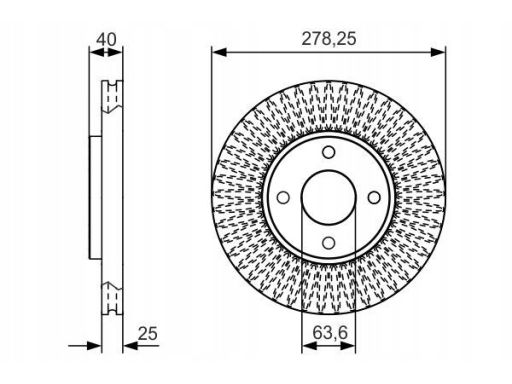 0 986 479 C48 Tarcza Hamulcowa Bosch