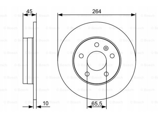 0 986 479 C66 Tarcza Hamulcowa Bosch