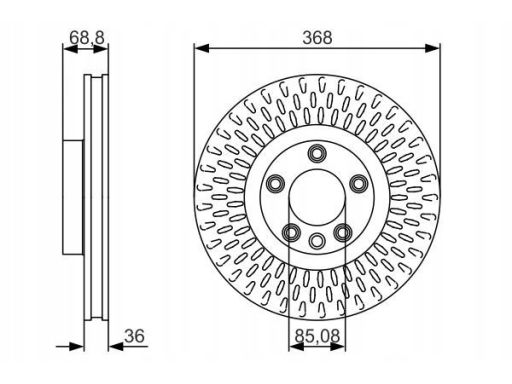 0 986 479 A33 Tarcza Hamulcowa Bosch