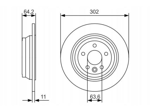 0 986 479 B19 Tarcza Hamulcowa Bosch