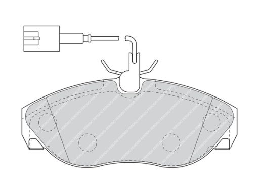 Klocek Hamulcowy Kpl. Klocek Hamulcowy Kpl. Przód , Pasuje Do: Citroen
