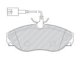 Klocek Hamulcowy Kpl. Klocek Hamulcowy Kpl. Przód , Pasuje Do: Citroen