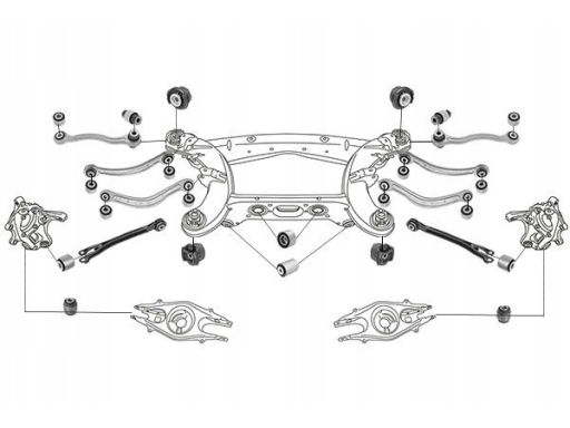 016 035 0003 Wahacz Zawieszenia Koła Tył L (Góra, Z Przodu) Pasuje Do: