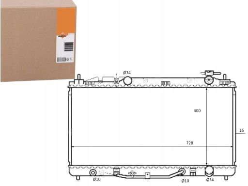 Chłodnica Silnika 59079