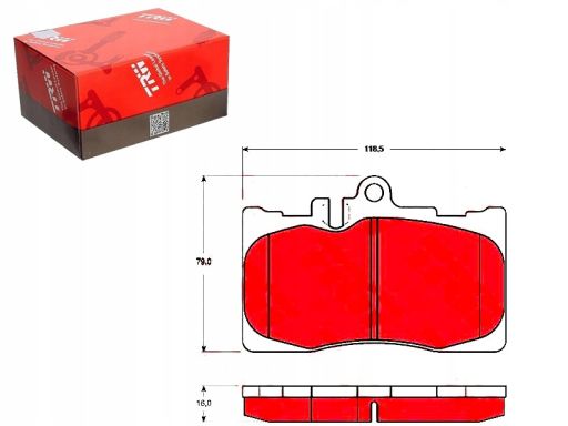 Klocek Hamulcowy Kpl. Gdb3322