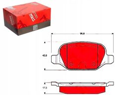 Klocek Hamulcowy Kpl. Gdb1646