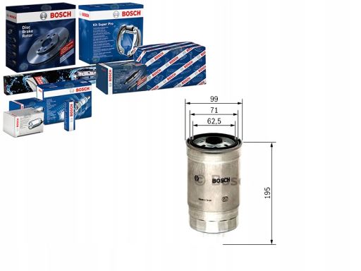 1 457 434 402 Filtr Paliwa Bosch