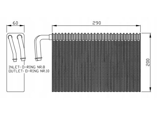 Parownik Klimatyzacji 36146
