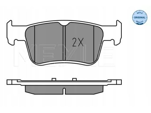 025 224 2915 Klocek Hamulcowy Kpl. Tył , Pasuje Do: Honda Civic X, E