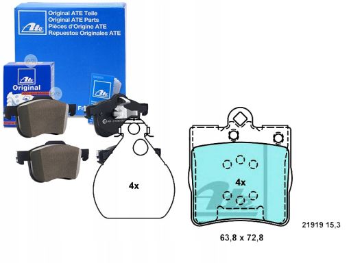 Klocek Hamulcowy Kpl. 13.0470-4064.2