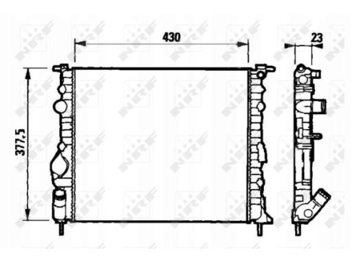 Chłodnica Silnika 58192