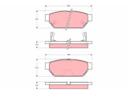 Klocek Hamulcowy Kpl. Gdb3045