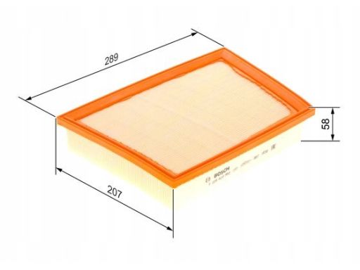 F 026 400 360 Filtr Powietrza Bmw 2/2 Gran Tourer X1/M Bosch