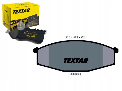 2086301 Klocek Hamulcowy Kpl. Textar