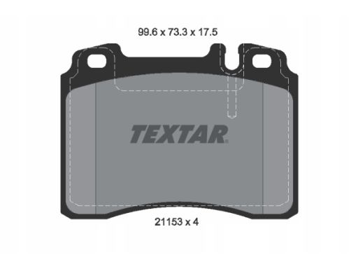 2115307 Klocek Hamulcowy Kpl. Textar