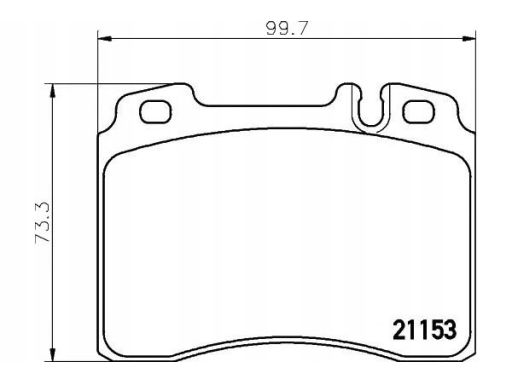 2115307 Klocek Hamulcowy Kpl. Textar