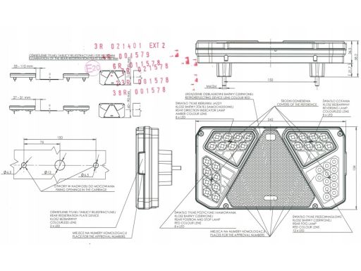 939 Lampa Tylna 939 W124Dl Waś