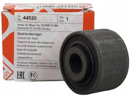 Fe44520 Silentblock Wahacza Tył L/P (Wewnątrz/Zewnątrz Tył) Pasuje Do: