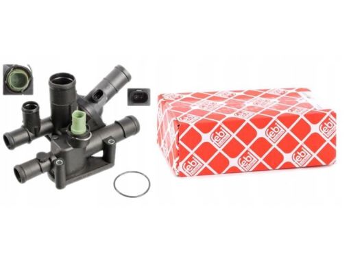 Fe108008 Termostat Cieczy Chłodzącej (105°C, W Obudowie) Pasuje Do: Au