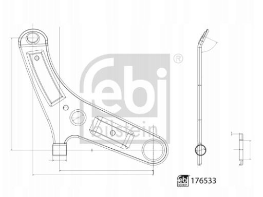 Fe176533 Wahacz Zawieszenia Koła Przód L Dół Dół 19 Mm Pasuje Do: Niss