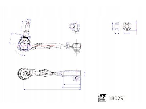 Fe180291 Końcówka Drążka Kierowniczego P Pasuje Do: Bmw 5 (G30, F90),