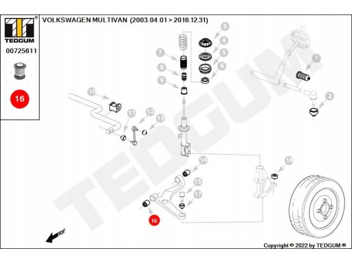 00725611 Tuleja Wahacza Ted-Gum