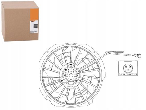 Wentylator Chłodnicy Silnika 47025