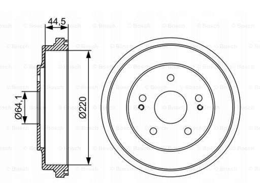 0 986 477 147 Bęben Hamulcowy Bosch