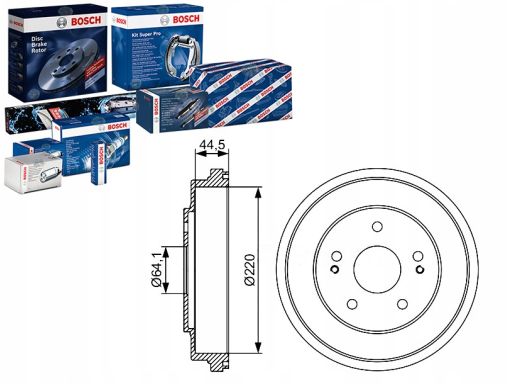 0 986 477 147 Bęben Hamulcowy Bosch