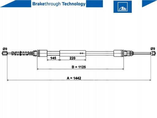 24.3727-0816.2 Linka Hamulca Postojowego Ate