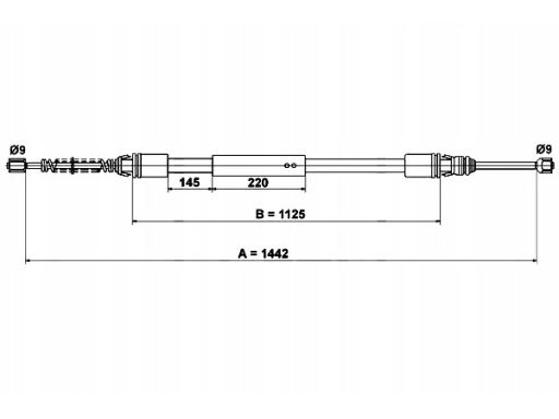 24.3727-0816.2 Linka Hamulca Postojowego Ate