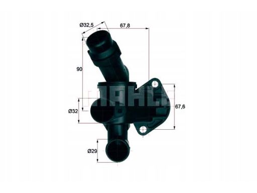 Termostat Środka Chłodzącego Ti 7 87