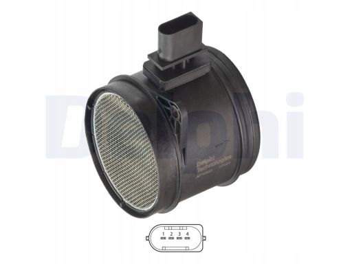 Af10533-12B1 Przepływomierz Powietrza (4 Pin, Moduł) Pasuje Do: Bmw 3