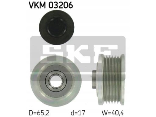 Sprzęgło Jednokierunkowe Alternatora Vkm 03206