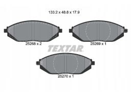 2526801 Klocek Hamulcowy Kpl. Textar