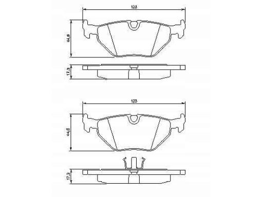 0 986 469 960 Klocek Hamulcowy Kpl. 0 986 469 960 Bosch