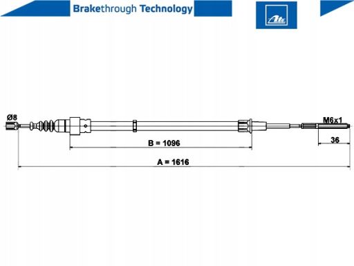 24.3727-0156.2 Linka Hamulca Postojowego Ate