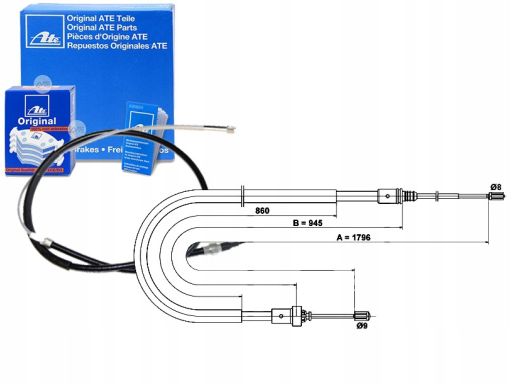 24.3727-0846.2 Linka Hamulca Postojowego Ate